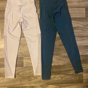 2 leggings.  American Eagle and Aerie.